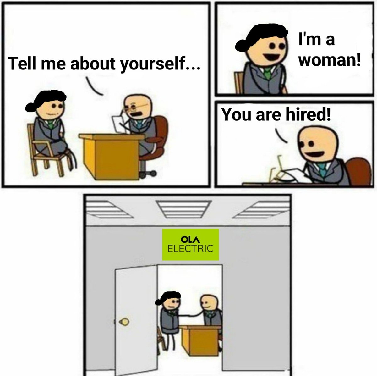 The hiring process of #OlaElectric!