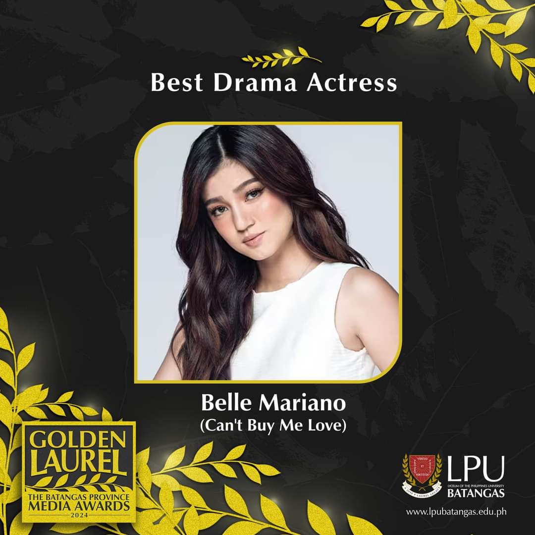 Another award for our Best Actor and Best Actress!

#DonBelle
#DonnyPangilinan #BelleMariano
