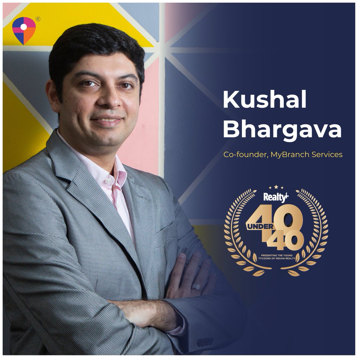 MyBranch is proud to announce that Mr. Kushal Bhargava was honored at the 4th Realty+ 40under40 Conclave & Excellence Awards, 2024, in recognition of his outstanding contributions and #leadership in advancing the Indian Flexspace Industry.

#BreakingNews #awardwinning #MyBranch