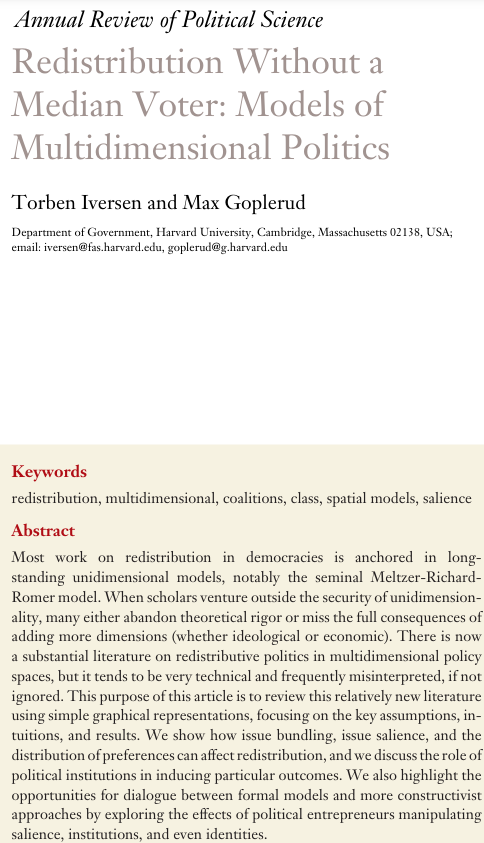 An absolute gem of an article - required reading for anyone interested in the political economy of inequality!
annualreviews.org/content/journa…