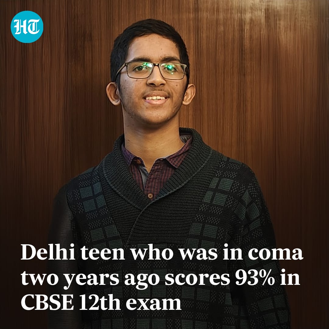 htTweets's tweet photo. A #student of #AmityInternationalSchool, #PushpVihar, #NewDelhi, 18-year-old Madhav, suffered from a brain haemorrhage in August 2021, following which he was in a #coma for about ten days.
Read more: https://t.co/hVjUypLRXe https://t.co/oUIIMTXfI1