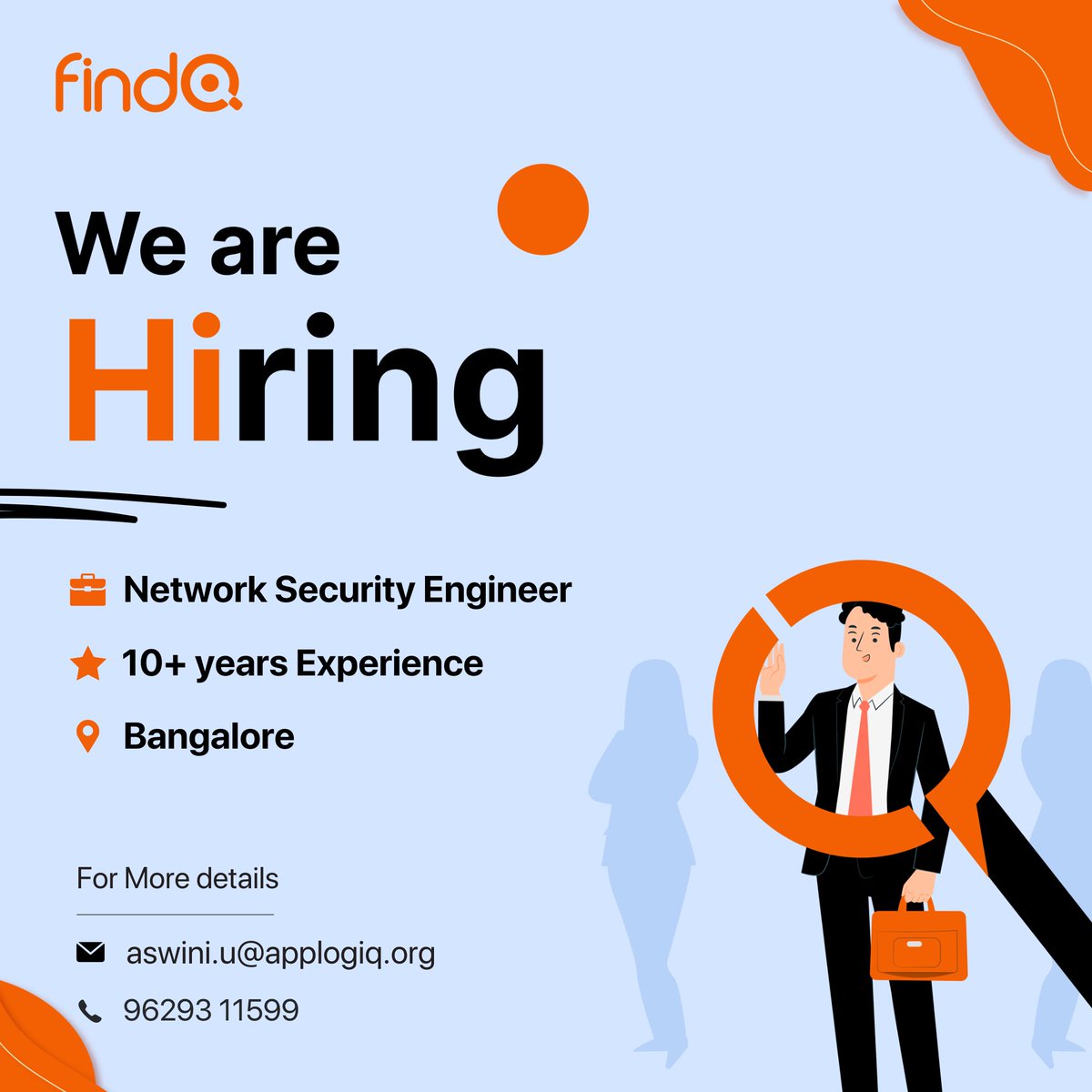 #Hiring We are currently seeking highly skilled. Network Security Engineer with over Ten years of experience Location: Bangalore Mail : aswini.u@applogiq.org #FindQ #NetworkSecurityEngineer #FindQCareers #CreativeMinds #Makedigitallives #openAI