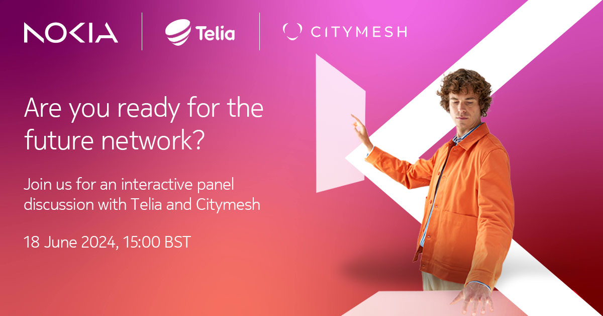 Join us for a panel discussion on @TelecomTV featuring industry experts from Telia and CityMesh to learn how accelerated #SaaS adoption in 5G core networks and APIs can open doors to data analytics, AI & collaborative innovation ecosystems. Register now: nokia.ly/3UJyyrN