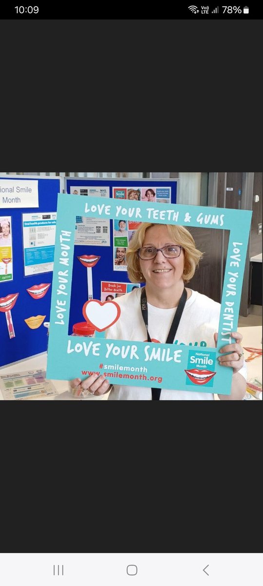 Helen from our OHI team was at Woodlands View yesterday for National Smile Month. If you see any of our stands, please pop over and say hi 👋. 

#AyrshireandArran #childsmile #oralhealth #oralhealthimprovement #nhs #smilemonth