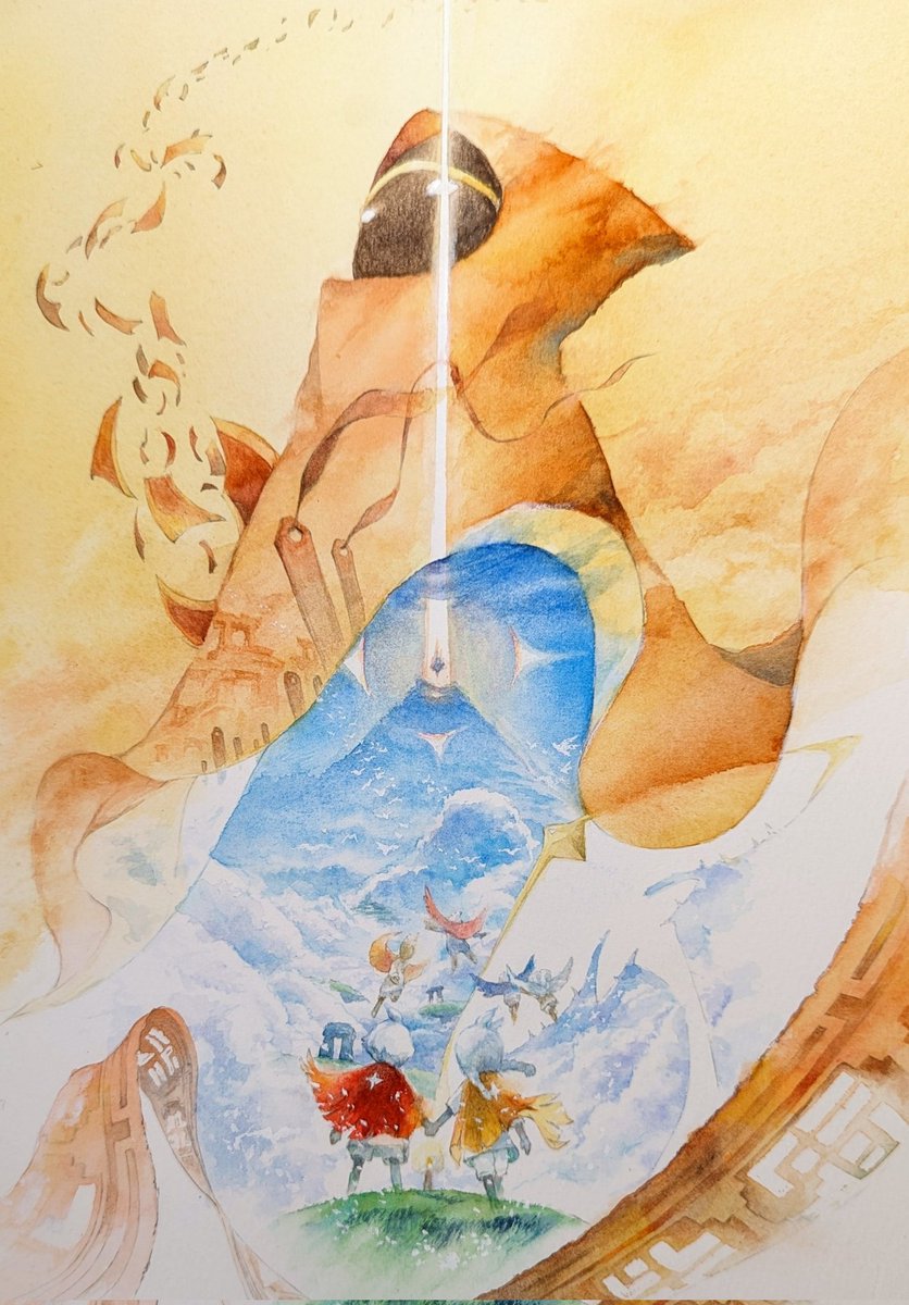 風の旅人と星を紡ぐ子どもたち

#風ノ旅ビト　#Journey
#Sky星を紡ぐ子どもたち
#Sky_ChildrenOfTheLight