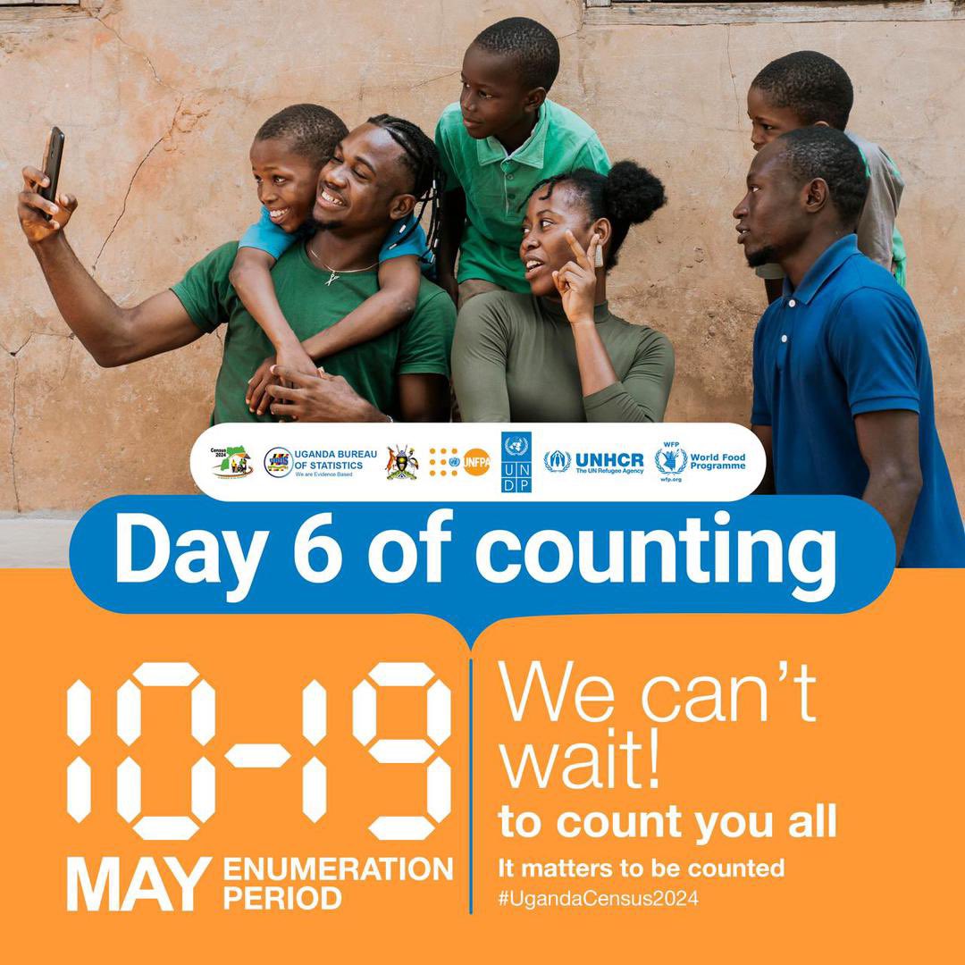 Today marks Day 6 of the Uganda National Census. Your active participation is vital in assisting the @GovUganda in making informed population and data-driven decisions. Let's shape the future of #Uganda through enhanced planning and development. #UgandaCensus2024