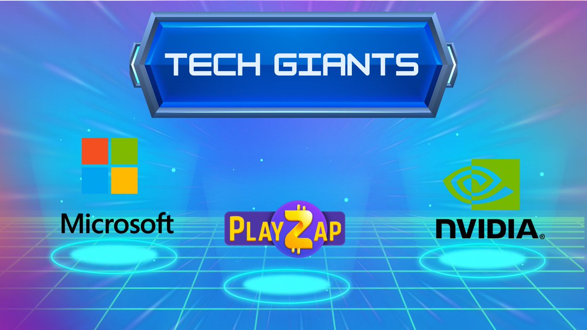 PlayZap Games has teamed up with industry #tech giants! We've entered the @nvidia and @microsoft developer programs, unlocking exciting opportunities for #innovation and #growth in the $PZP ecosystem! #GameFi