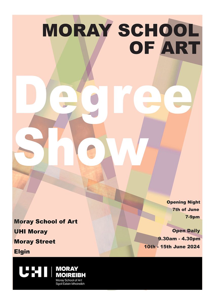 FINE ART DEGREE SHOW 2024 > Our fourth year #FineArt degree students are pleased to announce their end of year #exhibition. The show is available for the public to view from Mon 10 June until Sat 15 June, 9.30am - 4.30pm. More info moray.uhi.ac.uk/msa #ThinkUHI #UHIMoray