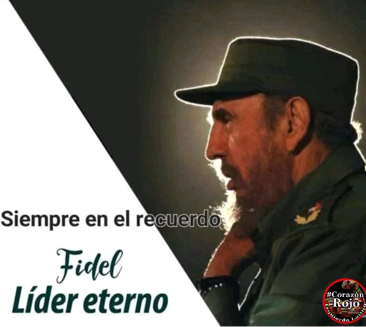 #FidelPorSiempre: “El pasado era del coloniaje y del imperialismo; el futuro es de la humanidad, es de los pueblos, es de la revolución. Y los hechos lo van demostrando en este hemisferio y en todas partes.” #IzquierdaLatina #CorazónRojo @DeZurdaTeam_