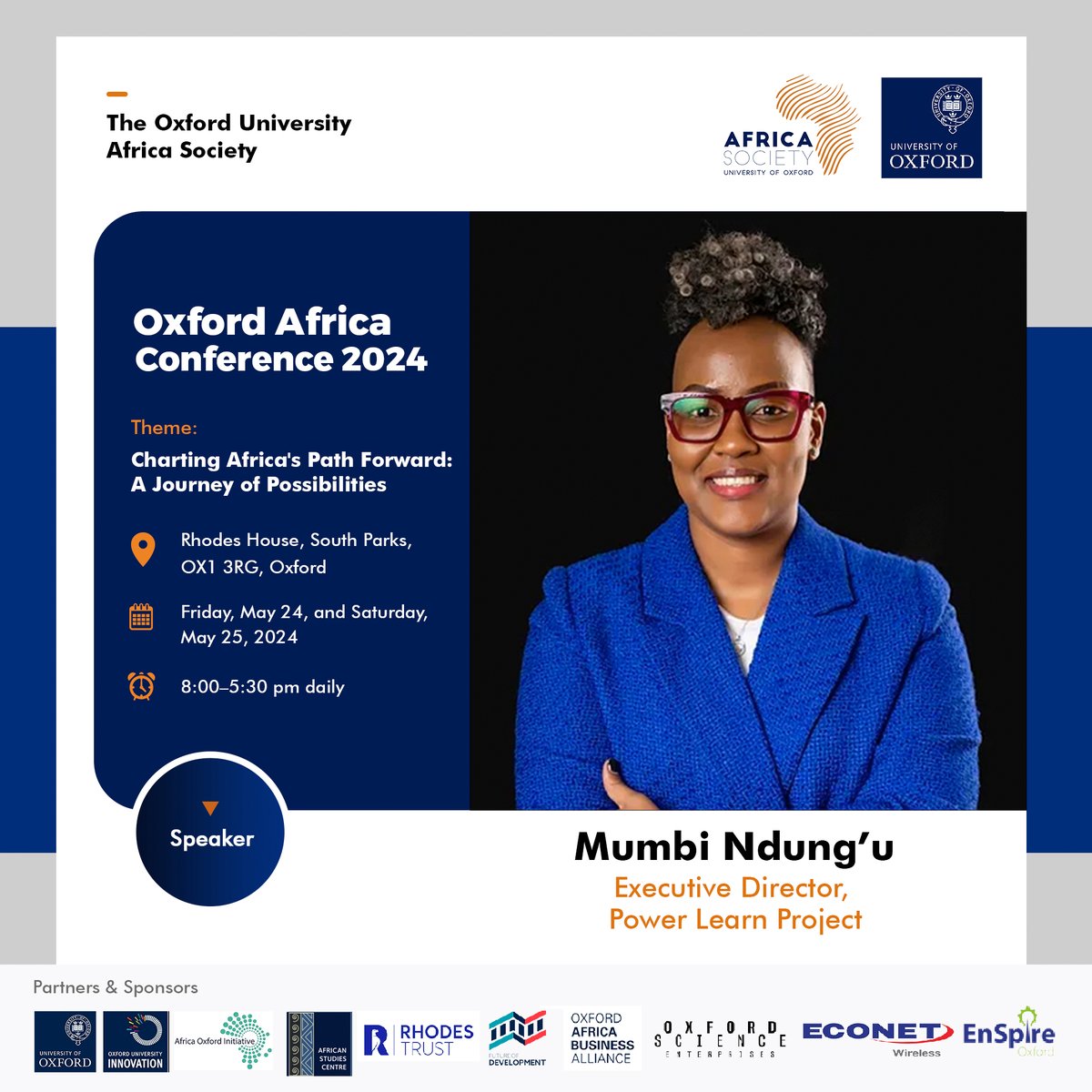 Introducing our distinguished panelists for the 'Empowering Africa: Navigating Challenges, Fostering Gender Equity' panel at the Oxford Africa Conference 2024 Click the link to read their bios to learn more about their backgrounds and expertise. oxforduniversityafricasociety.com/conference-spe…