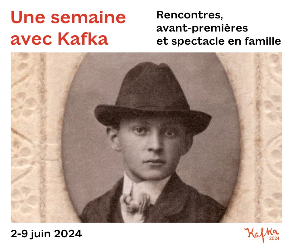 Cent ans après sa mort, #Kafka continue de nous troubler. Quasi inconnu au moment de sa mort, comment est-il devenu un mythe littéraire ? Programme conçu avec @LeaVeinstein Partenaires @franceculture @goetheinstitut @Centretcheque @Centretcheque @acfparis cutt.ly/oerwOYBv