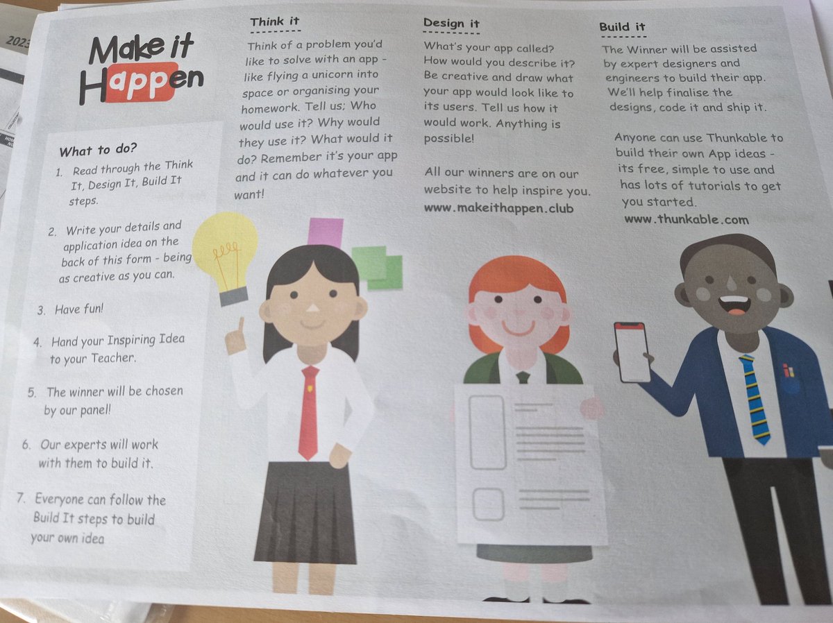 Great to have Frances from @makeith_app_en visit our S1 classes to launch the App competition. Pupils design their own app and a winner will work with experts to make their idea a reality !! Good luck everyone 🙂🤞 <a href="/DHSDigitalHub/">DHS Digital Learning</a>
<a href="/DHSBizEdandHE/">DHS Business Ed and Home Economics</a>
<a href="/drumchapelhigh/">Drumchapel High</a>