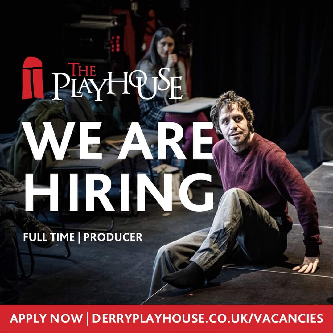 𝐖𝐄 𝐀𝐑𝐄 𝐇𝐈𝐑𝐈𝐍𝐆 The Producer is key to ensuring that all The Playhouse’s creative work is produced to the highest standard 🌏 The role supports the artistic work of The Playhouse across productions, our programme and participation, having a vital role regarding The