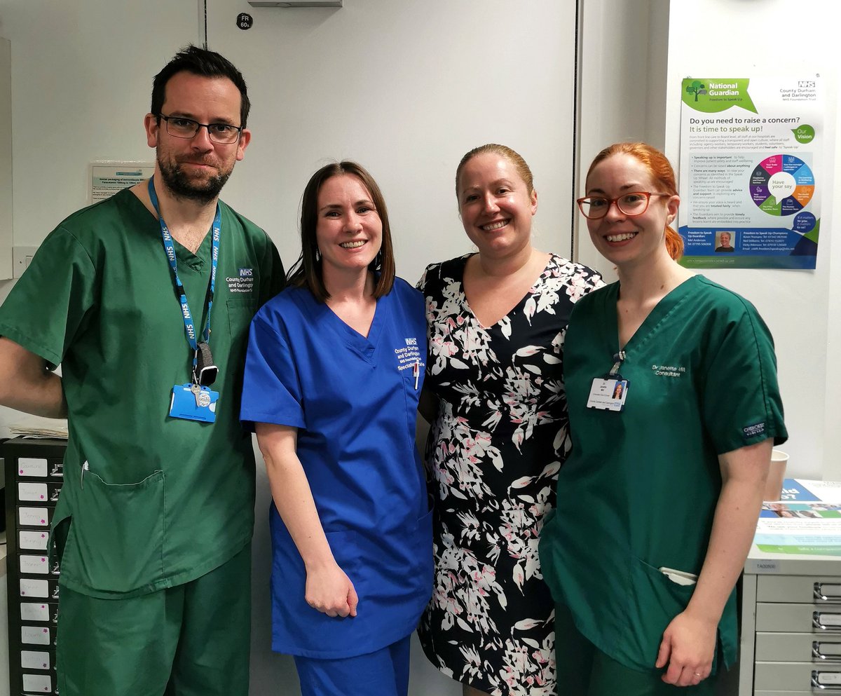 CDDFT Research & Innovation (@cddftrni) on Twitter photo #CTD2024 Celebratory post:
Obstetric consultants - Dr Brian Gordon & Dr Jemma Yorke
Research midwife- Nichola Brannen
Obstetric and Gynaecology consultant + Dr Janette Mill.
Representing the wider O&G team <a href="/CDDFTNHS/">County Durham and Darlington NHS Foundation Trust</a> supporting quality research for patients.
Thank you 👏🏻 #CTD2024 Celebratory post:
Obstetric consultants - Dr Brian Gordon & Dr Jemma Yorke
Research midwife- Nichola Brannen
Obstetric and Gynaecology consultant + Dr Janette Mill.
Representing the wider O&G team <a href="/CDDFTNHS/">County Durham and Darlington NHS Foundation Trust</a> supporting quality research for patients.
Thank you 👏🏻