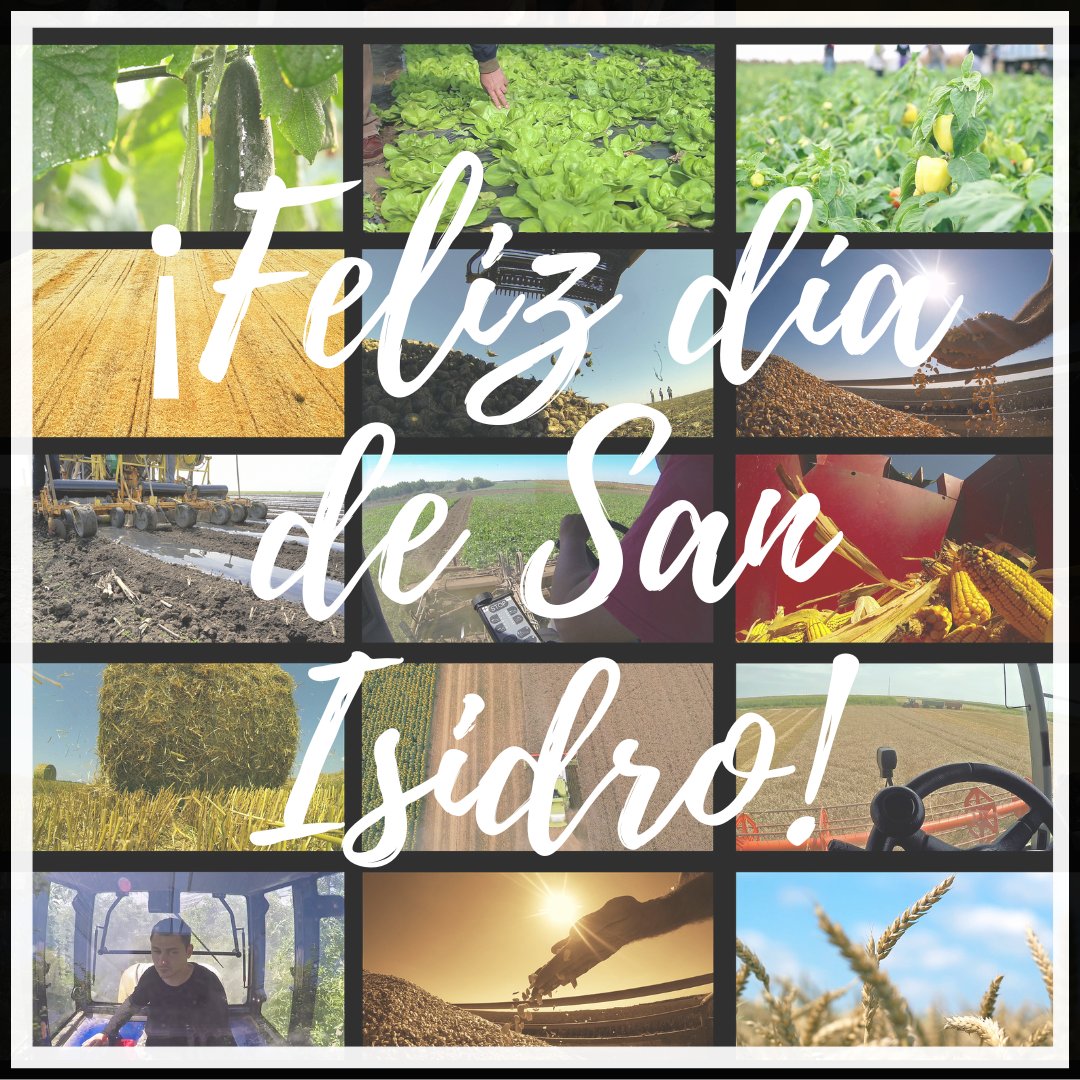 Feliz día 𝗦𝗮𝗻 𝗜𝘀𝗶𝗱𝗿𝗼 𝗟𝗮𝗯𝗿𝗮𝗱𝗼𝗿 😇 para toda la gente del sector #agro, hoy día especial para todos los que sentimos y amamos la agricultura 💚

#SanIsidroLabrador
