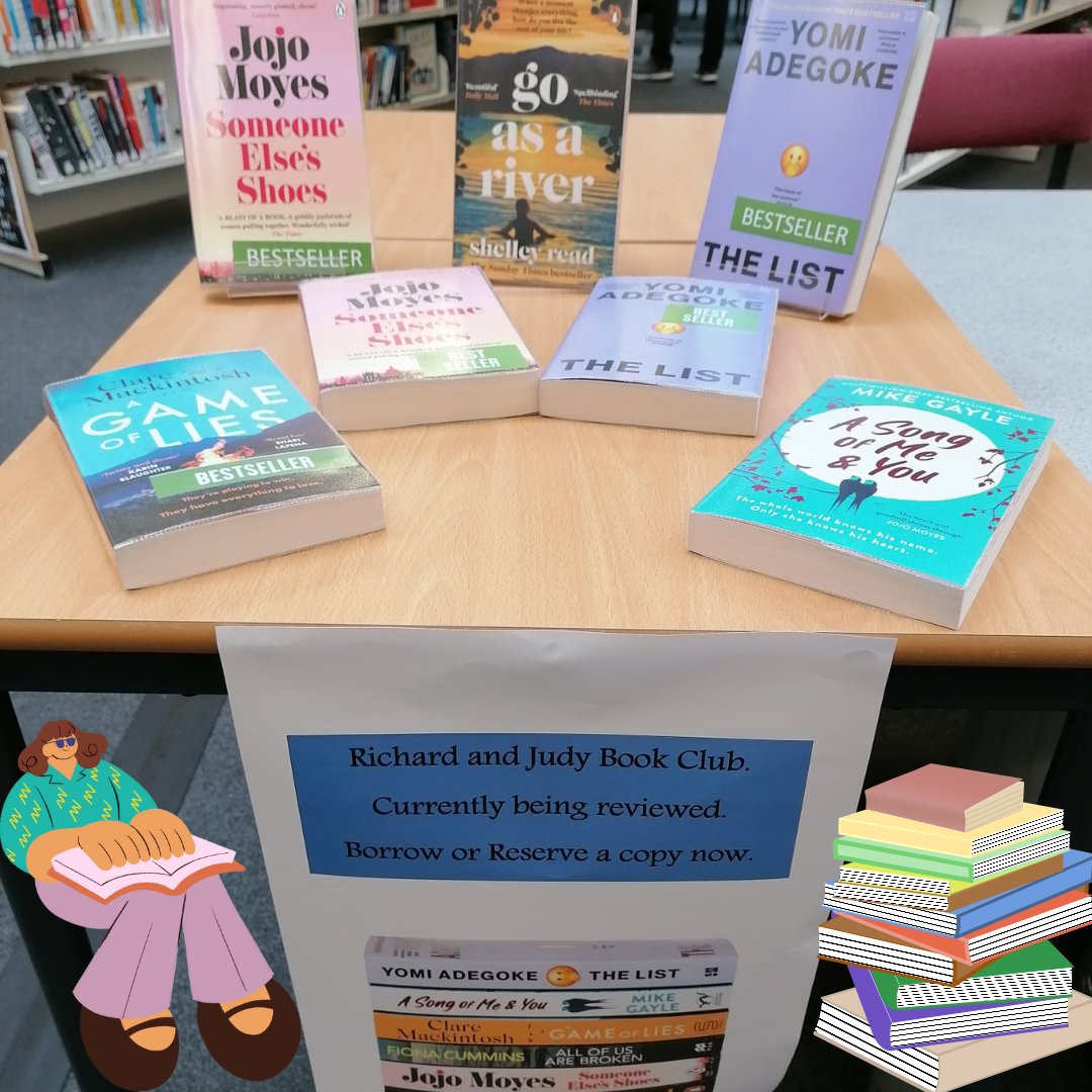We're got some of the Richard and Judy Book Club books currently being reviewed here at Southfields! Come by and pick up something that interests you! #RichardAndJudy @richardm56
