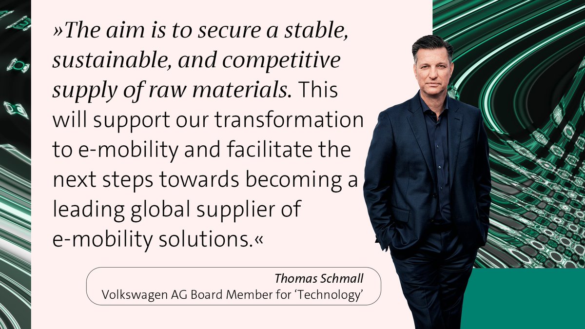 ⚡ Hear what Thomas Schmall has to say about the raw material strategy. 🔋 Happy to share that PowerCo is securing our battery raw material requirements until 2030! To achieve this, we rely on long-term supply agreements with raw material producers.
