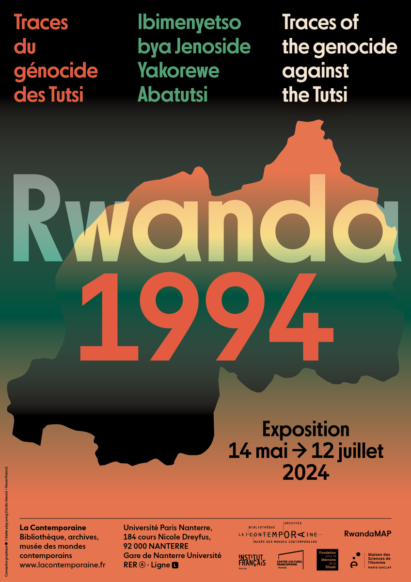 Ouverture des portes de 'Rwanda 1994. Traces du génocide des Tutsi ' dans quelques heures à @LaContempo_BAM. A voir jusqu'au 12.07 pour tout savoir sur le génocide contre les Tutsi. Nocturne le 18 mai et visite guidée le 25 mai à 11h45. L'expo à ne pas rater ! avec @remikorman
