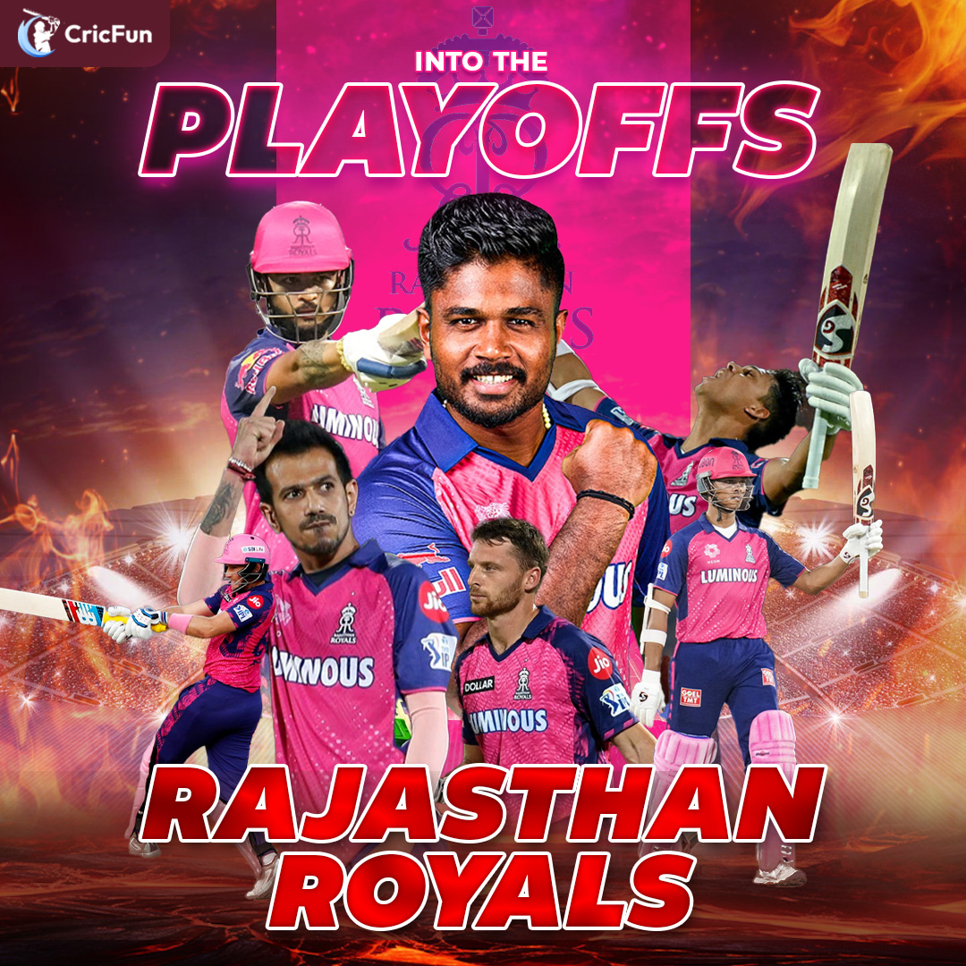 Sanju😎 ke Rajwade🩷 seals the playoffs berth for #IPL2024. #IPL #RajasthanRoyals #Cricket #RRvsPBKS