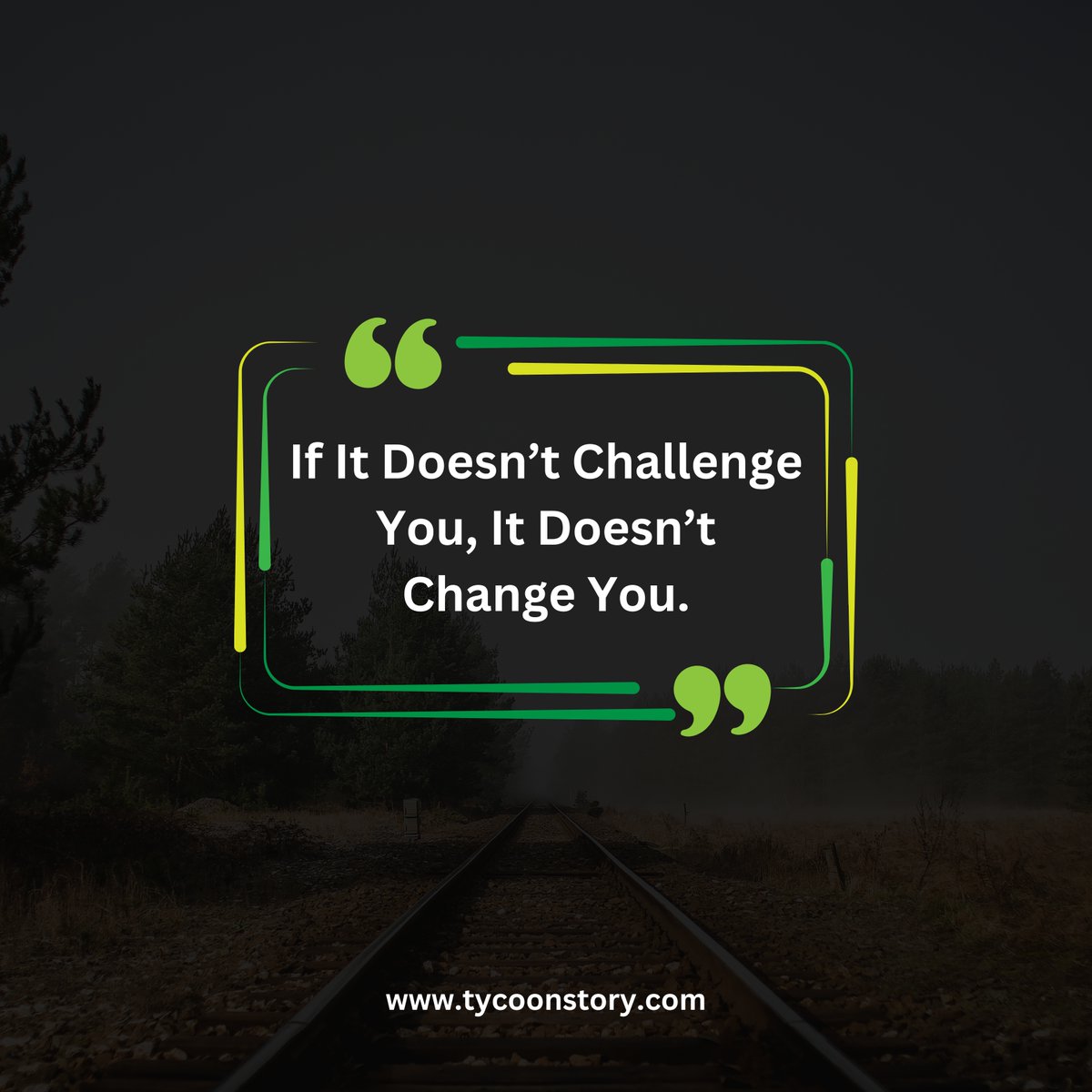 If It Fails To Present A Challenge, It Won't Facilitate Change.

#EmbraceChallenges #growthmindset #keepgrowing #BeUnstoppable #challengeyourself #changeisgrowth #pushyourlimits #ResilienceBuilding #successmindset  #ChallengeAccepted #transformationjourney