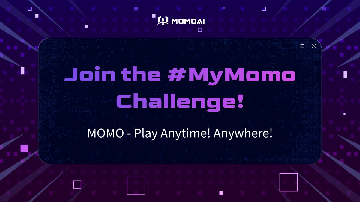 📸Join #MyMomo Challenge! 

🎮Show us how you enjoy playing Momo anywhere and anytime! 

🛝Rules
Post and share a photo of MOMO you playing in your environment by your own account and tag #MyMomo.

⛲️Prizes for 20 winners!
Red card *1
Draw cards *10
Luck 100% cards *10
Point…
