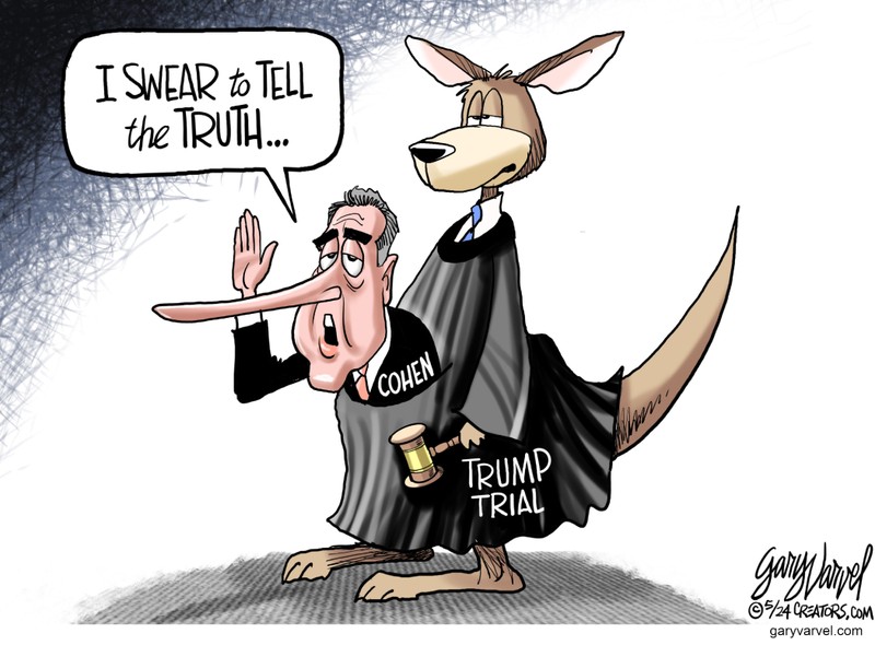 I swear to tell the truth...
#TrumpTrial #Cohen #KangarooCourt