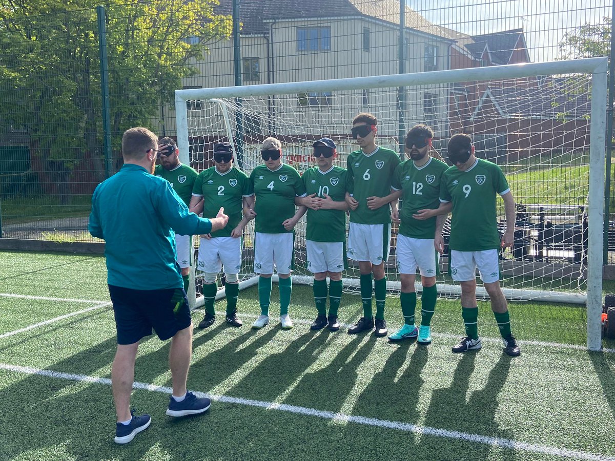 Fantastic @visionsportsirl 👏 A massive well done to the Irish Blind Football Team who competed in the Brian Aarons Cup on Saturday. Doing Ireland proud🇮🇪 Be sure to check out their come and try session which takes place in @ucddublin on 25th May. #SportMatters