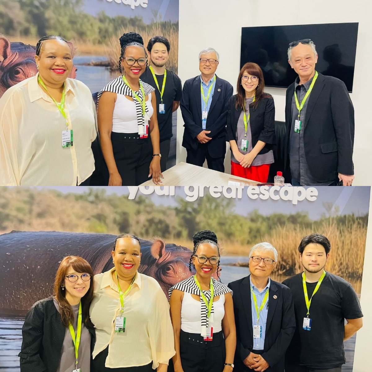 Japanese Media and SAT Japan officials learning about what KwaZulu-Natal has to offer through the mini presentation of our tourist map at the #ATI2024 🗺️🇿🇦

#AfricaTravelIndaba2024 #ATIinKZN #KZNHasItAll #BelieveIt #indabatravel2024