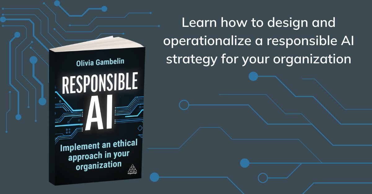 Are you leading #AI innovation responsibly?

'#ResponsibleAI' by Olivia Gambelin provides a roadmap for integrating ethics into your AI strategy.

Check it out: bit.ly/4diBi7T