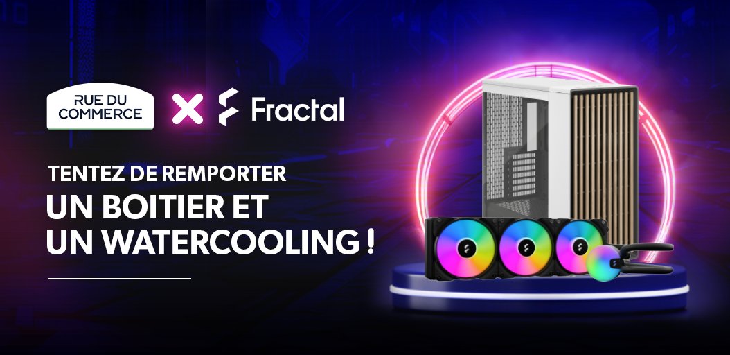 On vous fait gagner un joli bundle Fractal Design 👀

RT + Follow <a href="/rueducommerce/">Rue du Commerce</a> + répondez à la question suivante avec le #FRACTALRDC 🔥

Sur quels types de produits Fractal devraient-ils se lancer ? 💭