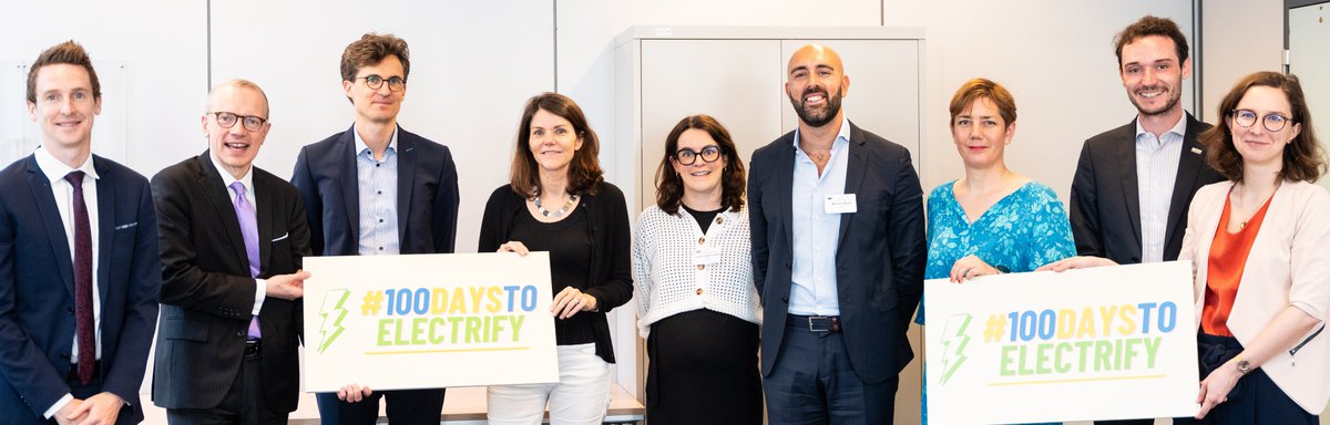 🇪🇺🤝Yesterday, the Electrification Alliance met with @MWorsdorfer of @Energy4Europe to discuss our call for an Electrification Action Plan. The meeting also marked the kick-off of our #100daysToElectrify campaign.