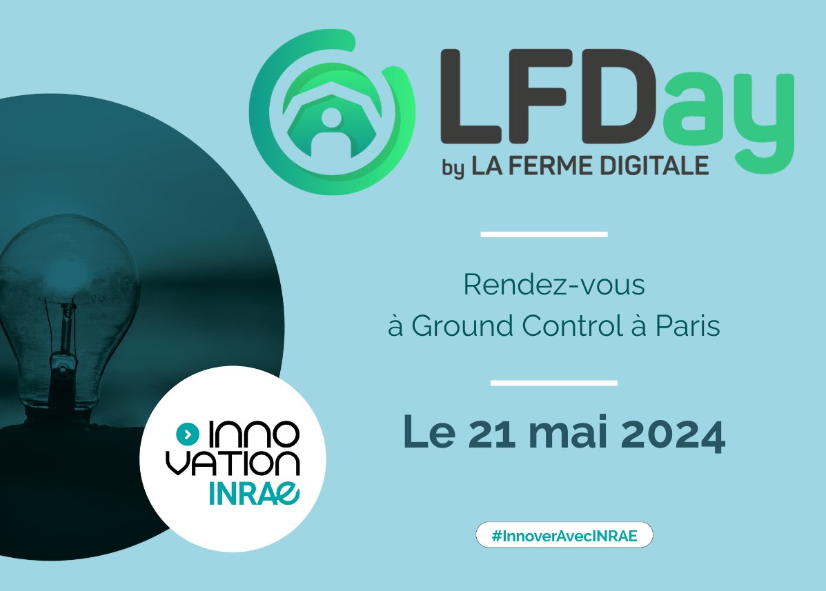 🚀 Rendez-vous au #LFDay2024, journée dédiée à l’innovation agricole et alimentaire organisée par la @FermeDigitale 📍 Le 21 mai à Ground Control à Paris > 13h30 - FrenchAgriTech : recherche et développement, où en sommes-nous ? Avec @CarantaC, Directrice Générale Déléguée