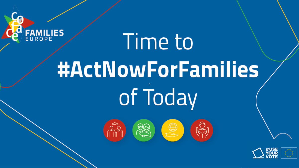 On this international #DayOfFamilies & ahead of the European elections, we urge key EU actors to act now for families of today by pushing for a strong social Europe. Read our 10 proposed actions for the EU's 2024-2029 programme: bit.ly/3wEPSWP #UseYourVote #SOTEUfamilies