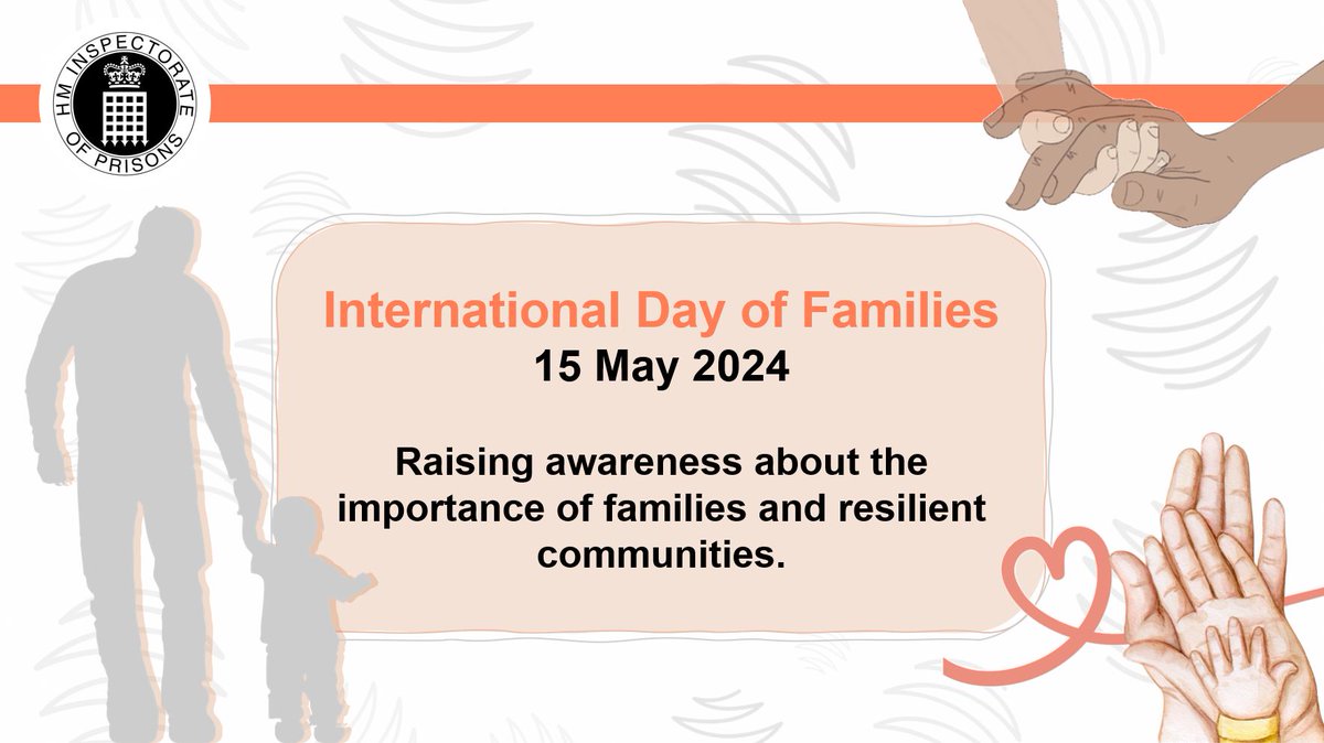 Today is #InternationalDayOfFamilies Building and maintaining family and community ties is a vital part of many prisoners' journey to release and reduces the risk of reoffending. The below examples of notable positive practice (NPP) show what can be done to support prisoners.