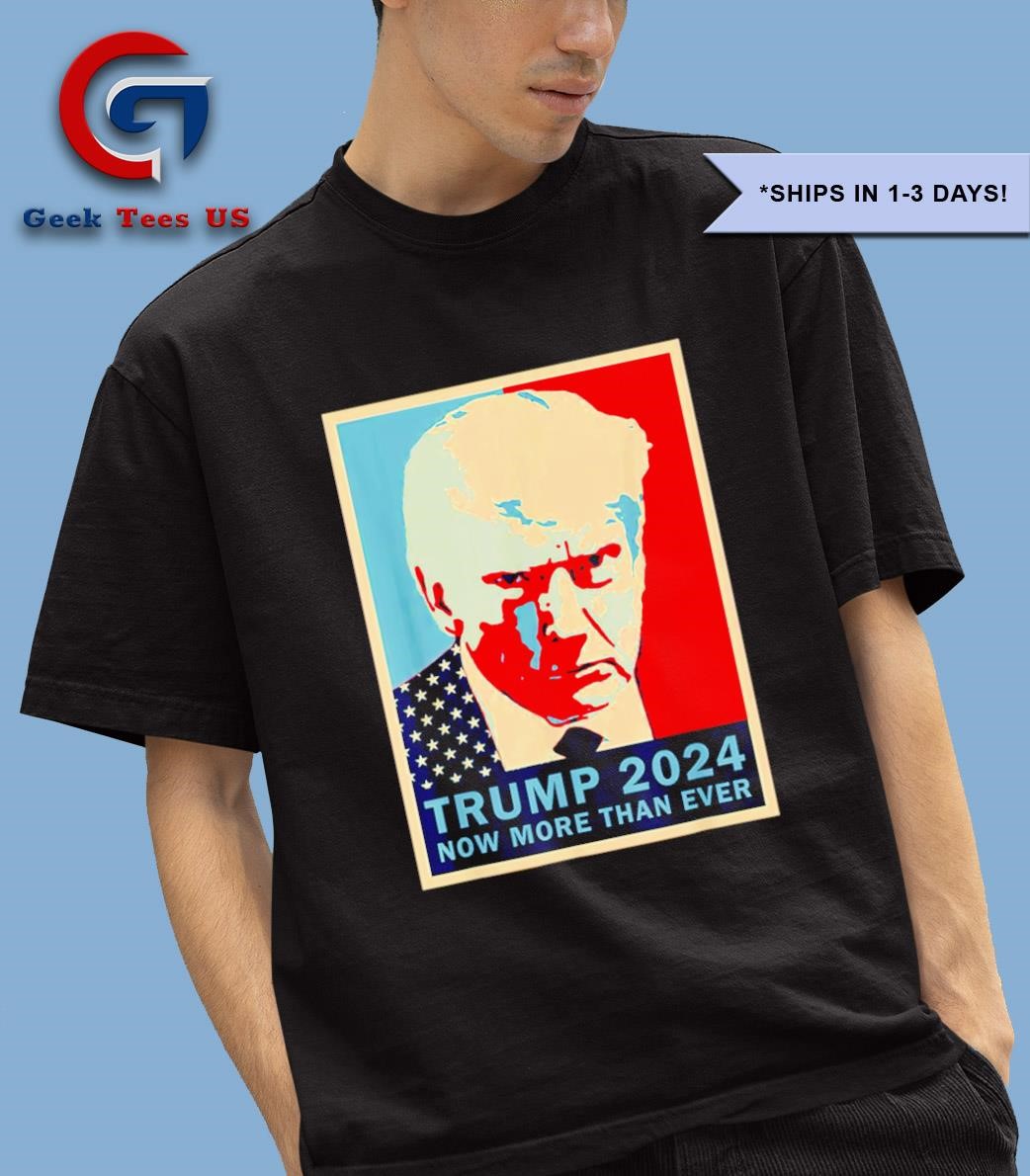 Trump 2024 mugshot now more then ever portrait shirt
Website: geekteesus.com
 #shirt #trending #gift #geekteesus #geekshirt #GEEKS #Trump #DonaldTrumpFAILEDAmerica #donaldtrump #mugshot #USAflag