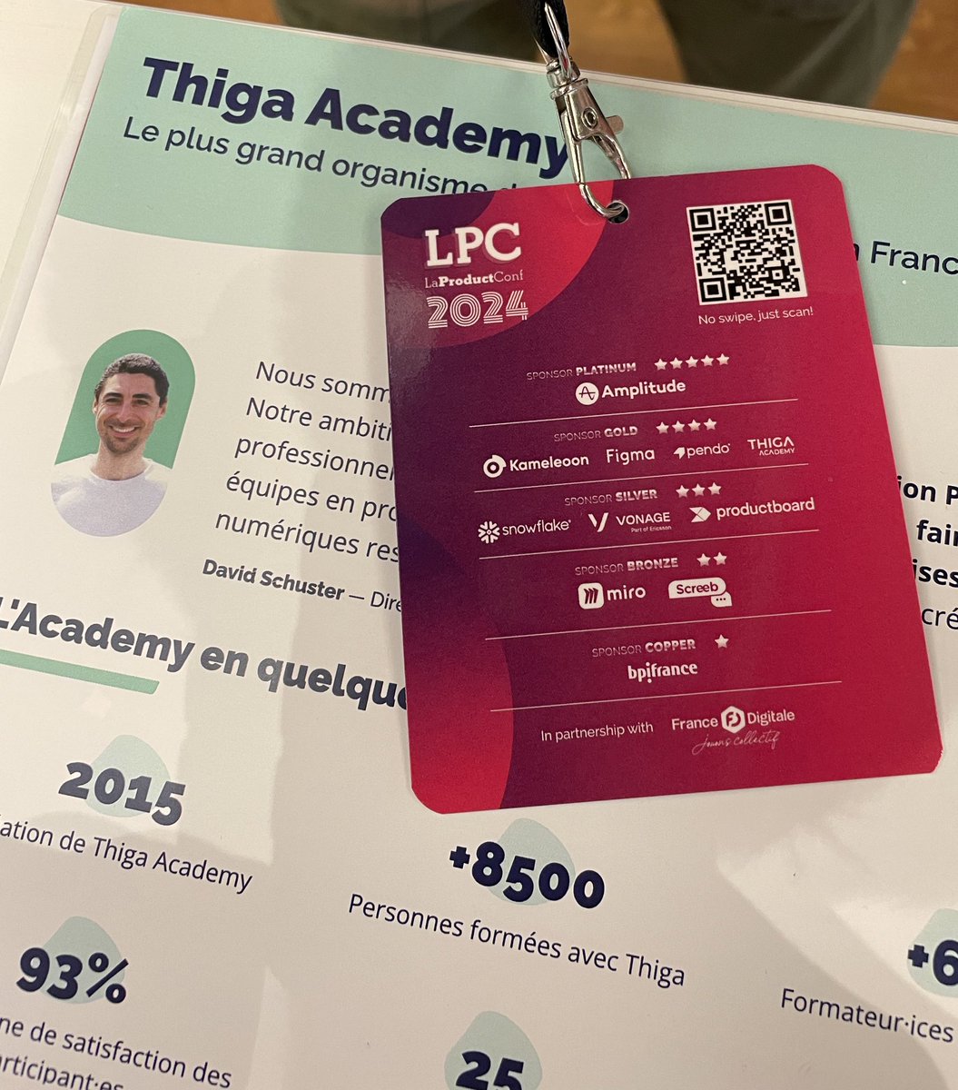 🚨The hunt is on ! QR Codes have hidden in each booth of the sponsor village. Don’t hesitate to go and find them all. Those of you who will have scanned the most will win special prizes ! Don’t worry, sponsors will help you. Good luck ! 🍀