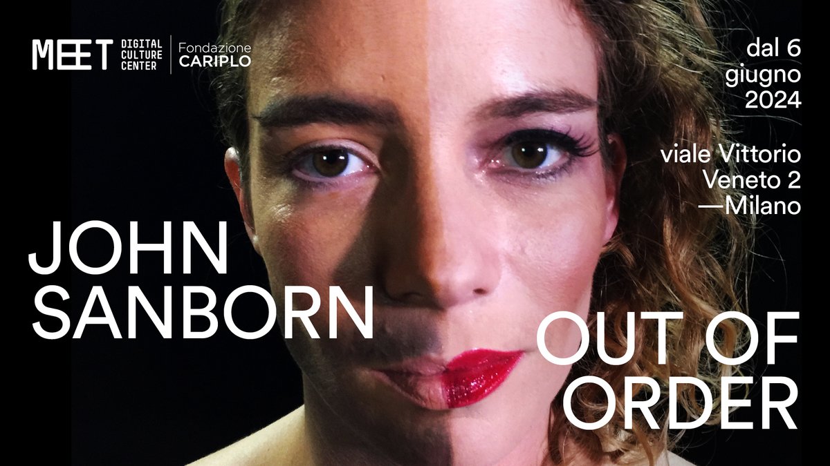 'Out Of Order' rappresenta il risultato del lavoro di #JohnSanborn, pioniere dell'arte digitale, per la prima volta in Italia. 🌟Con le sue opere, Sanborn ci guida in un'esplorazione tra i temi di identità di genere e verità culturale. 🗓Dal 6 giugno al MEET #MEET #OutOfOrder