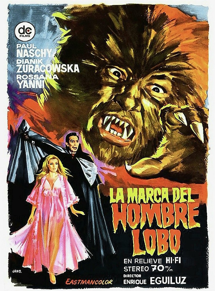 Mark of the Wolfman. 1968. A landmark for Spanish horror, the debut of legendary lycan Waldemar Daninsky. Pivotal for Naschy, lots of lupine fun. #horrorcommunity #horrorfamily #horrormovie #horrorfilm #horrorfam #classichorror #horroraddict #horrorfan #mutantfam #monsterfam