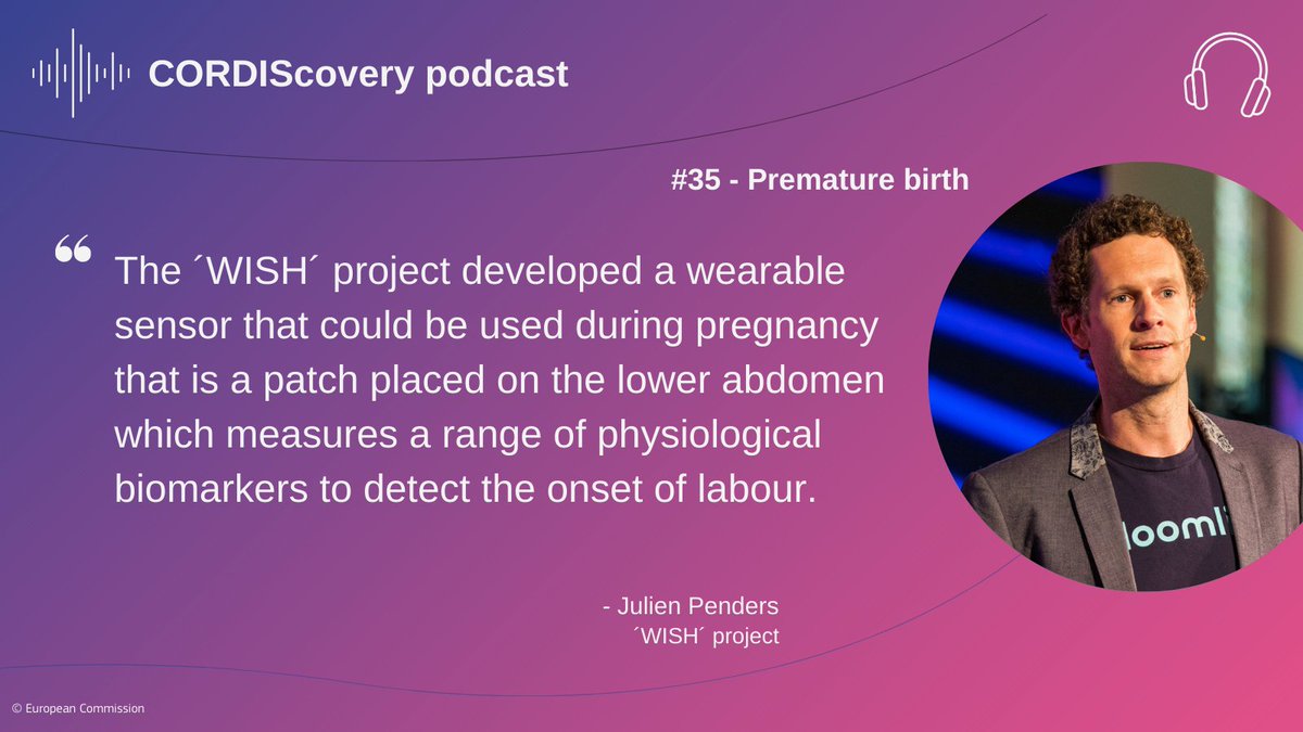 🎙️Join us in welcoming Julien Penders from @bloom_life on #CORDIScovery. Their groundbreaking work in prenatal healthcare uses wearable tech & data analytics. 🤰🔬 On this episode, we're exploring cutting-edge solutions to pregnancy complications. 👇 spoti.fi/3wESxjh