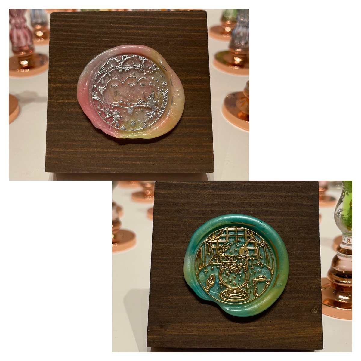 個展開催もいよいよ明日となりました💫 こちらは新作のラムネ、オウル