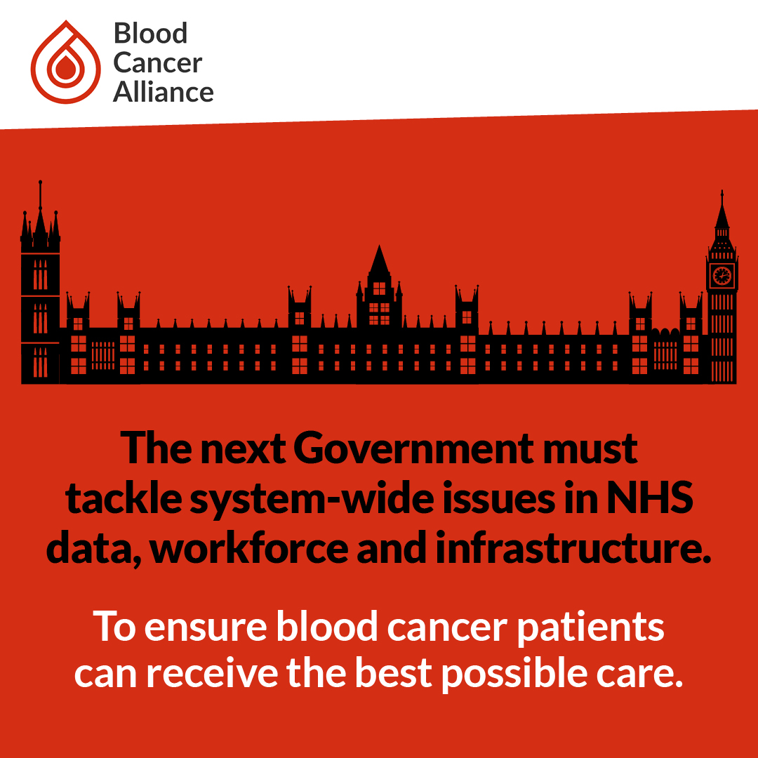 We support the Blood Cancer Alliance's manifesto A Strategy for Blood Cancer. More must be done to improve blood cancer diagnosis and access to treatment trials and care, as well as reducing the impact on health inequalities on patients' experience and outcomes.