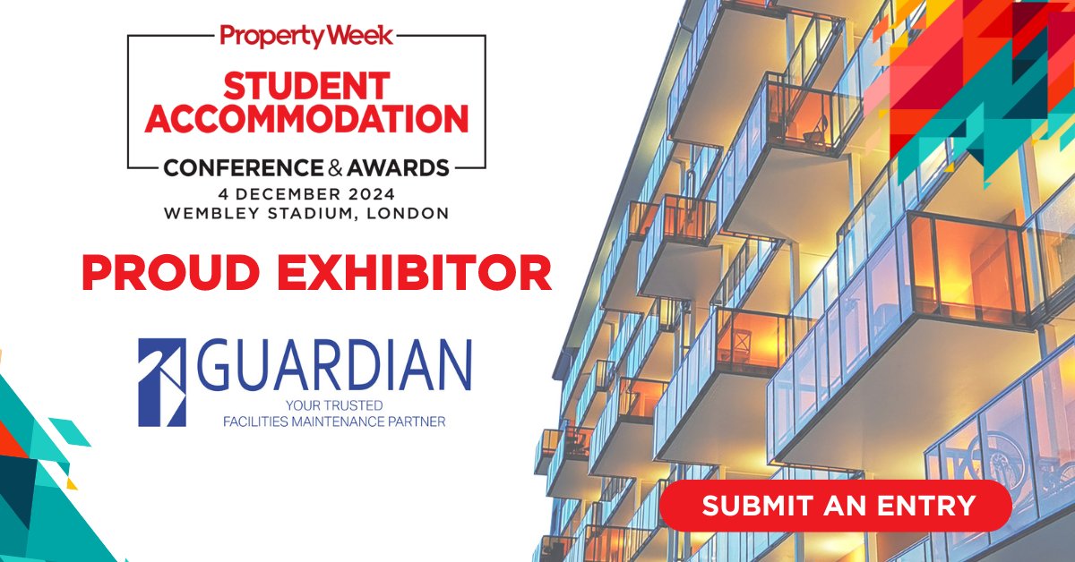 We are proud to announce that Guardian Environmental Services Ltd is a exhibitor at this year's #StudentAccommodation Conference and Awards! 🎉
 
🔻 Submit an entry: ow.ly/B0Bg50RzgPR 📃
🔻 Learn more about Guardian Environmental Services Ltd: lnkd.in/eXWkEag7