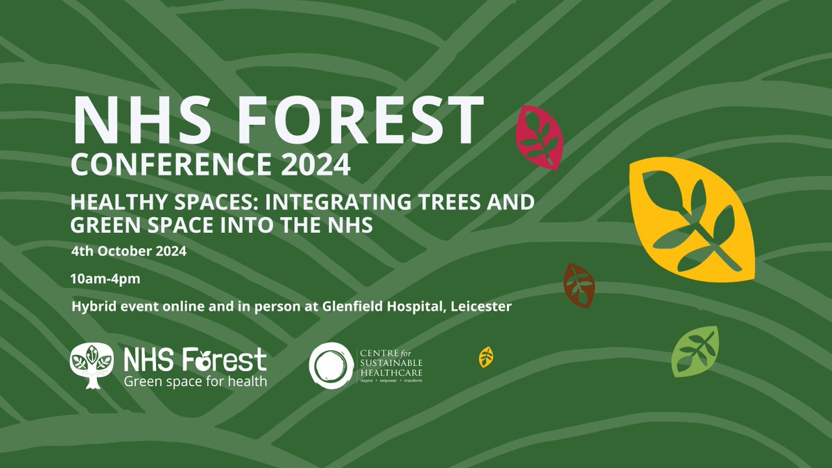 Book your place at the NHS Forest Conference: nhsforest.org/about/nhs-fore…