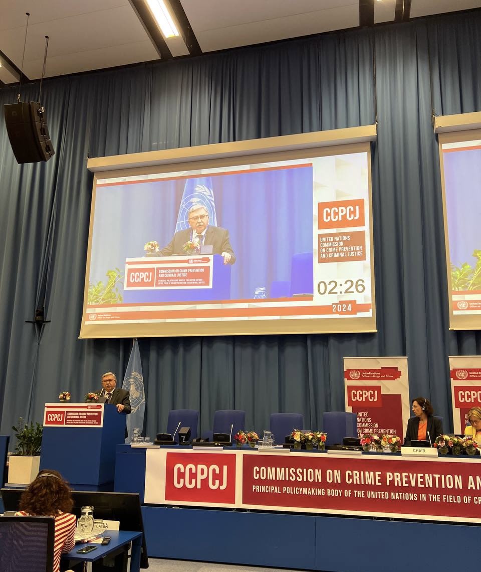⚡️On May 13-17 33rd session of the UN Commission on Crime Prevention and Criminal Justice is taking place in Vienna 🇷🇺 @Amb_Ulyanov, in his statement, especially noted the need for international anti-criminal cooperation on equal basis 🔗 Read in full: is.gd/YtRAnX