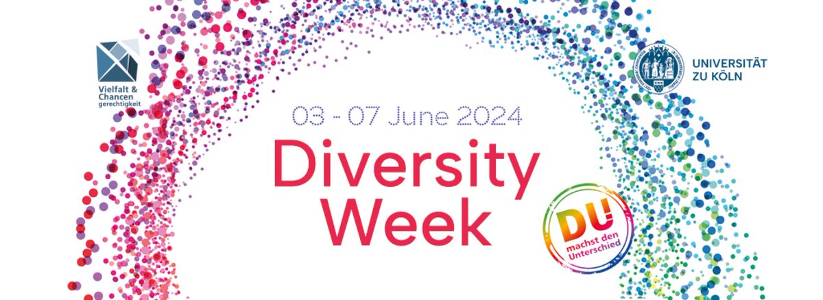 // Diversity Week 'You make the difference' //
We are happy to be part of this year's #DiversityWeek with the online workshop 'Equal opportunity measures in the DFG's funding procedures'! #dfg 
📅 Thursday, 6 June 2024 12:00 - 1:00 p.m.
Registration➡️vielfalt.uni-koeln.de/en/news/divers…