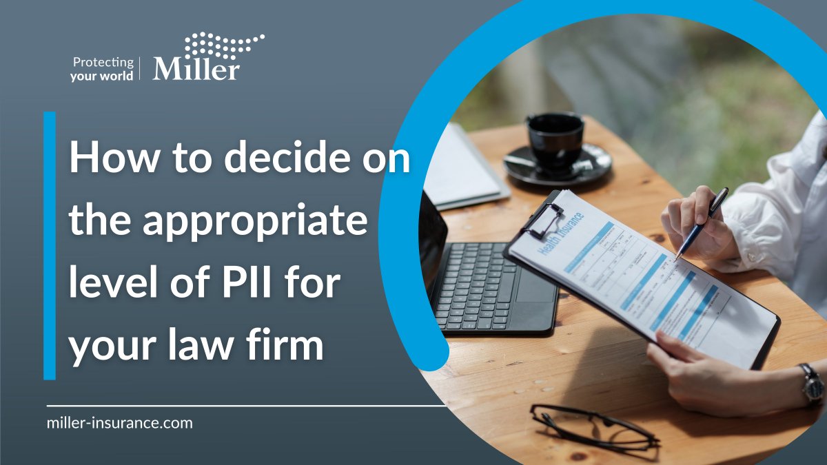 Deciding on the appropriate level of professional indemnity insurance to purchase for your law firm can be a complex process and include a variety of factors. We detail how to ensure you have the right level of insurance for your particular risk: ➡️bit.ly/3wJa0qH