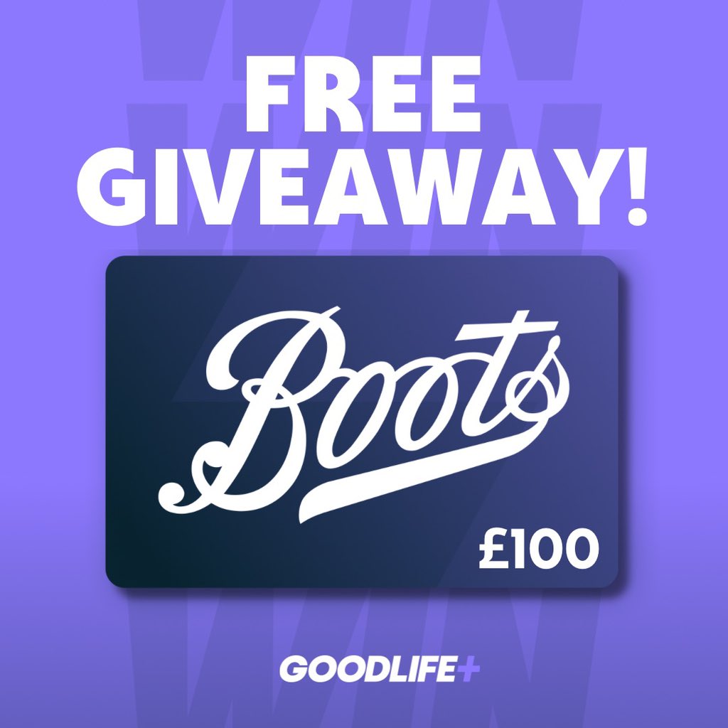 WIN this £100 Boots Voucher FOR FREE  🙌🏼🔥

How to enter:
1. Like this Post 
2. Share this post 
3. Tag 2 friends & Comment below what you’d spend the money on🙏🏼

The winning comment will be replied to under this post / Facebook post next week! Get an entry in on both social…