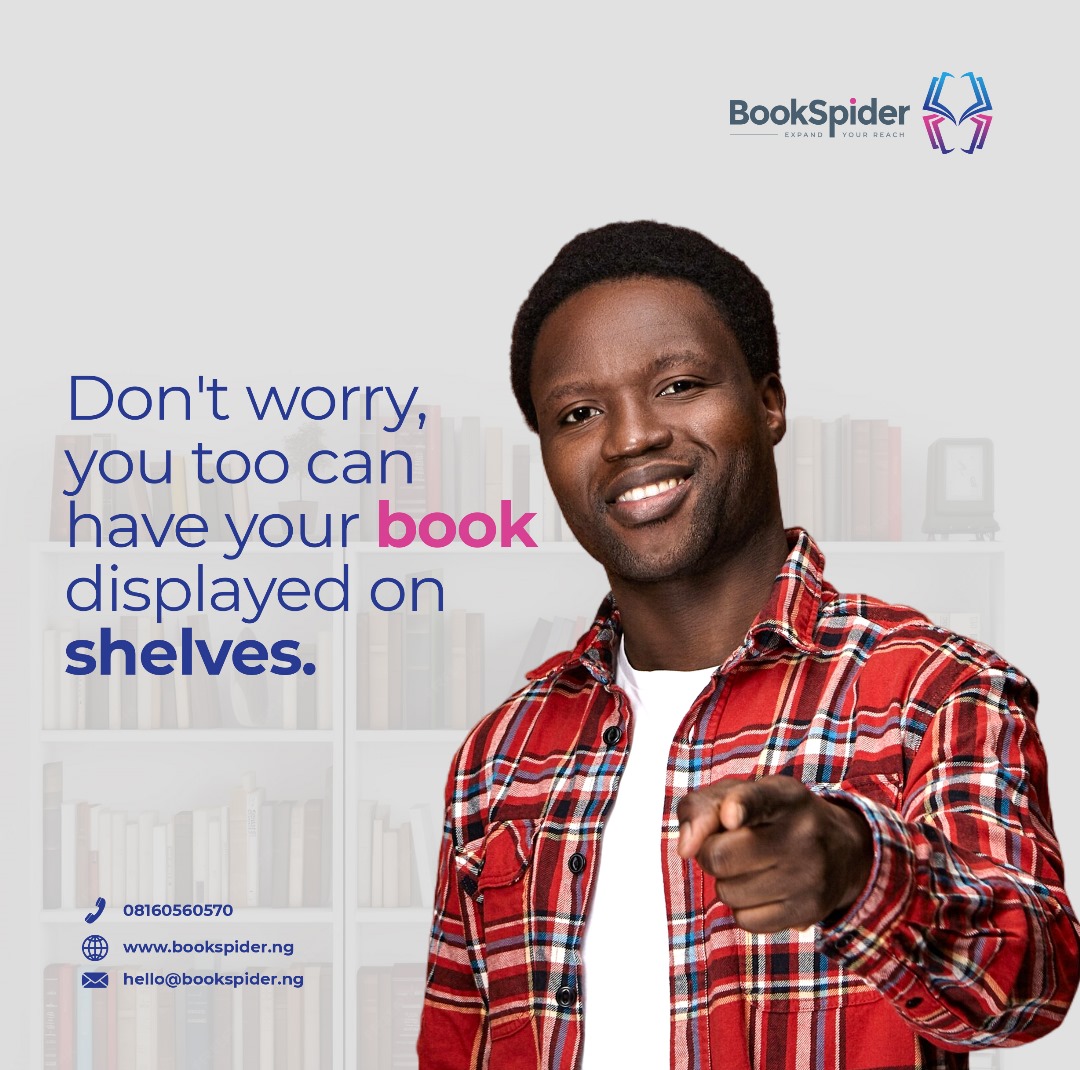 Have you ever been to a bookstore and imagined your books hanging on one of the shelves?

You too can have your book displayed on shelves, and BookSpider is here to make it happen.

Send a DM today for more details.

#bookspider #publishingcompany #manuscript #authors