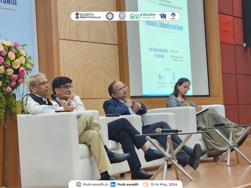 AWaDH_IITRopar's tweet photo. Igniting innovation and collaboration at TIPS 4.0! Dr. Kris Gopalakrishnan's visionary call inspires all TIHs to forge powerful partnerships and industry tie-ups, emphasizing academia's role in supporting startups. #TIPS4 #Innovation #Collaboration #CPS https://t.co/6nIx8dDyK7