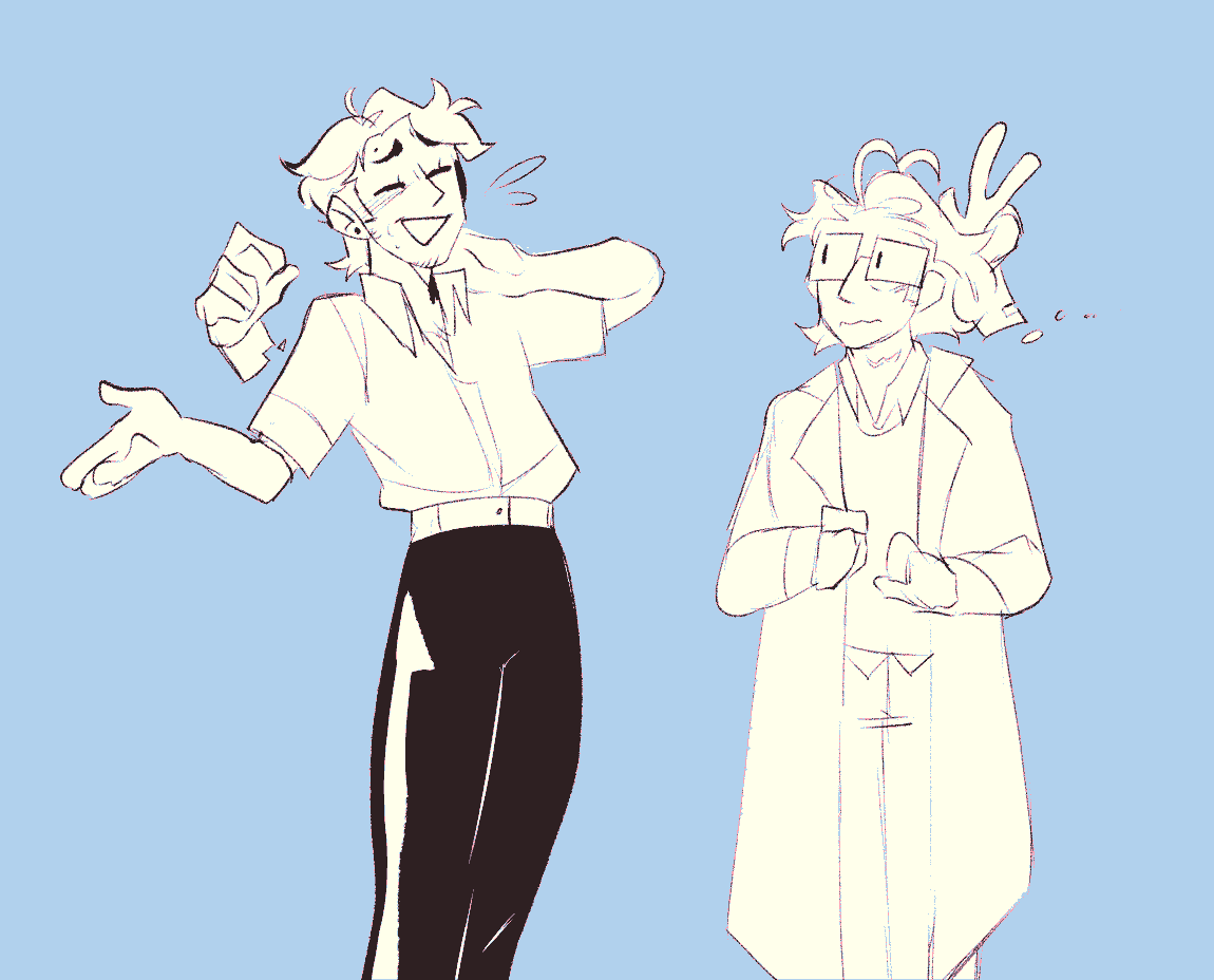 Doodles of this idiot and Stanley! #tsp